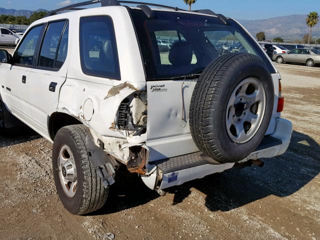 4S6CK58W0Y4420328 - 2000 HONDA PASSPORT E თეთრი ფოტო 9