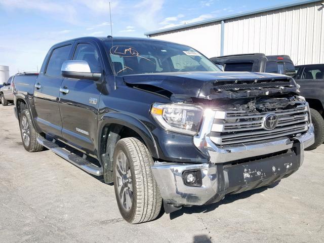 5TFHW5F11JX745542 - 2018 TOYOTA TUNDRA CRE BLACK photo 1