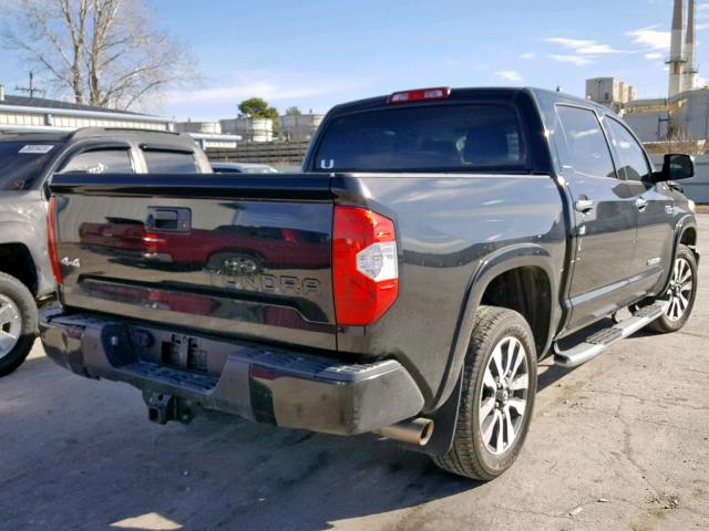 5TFHW5F11JX745542 - 2018 TOYOTA TUNDRA CRE BLACK photo 4