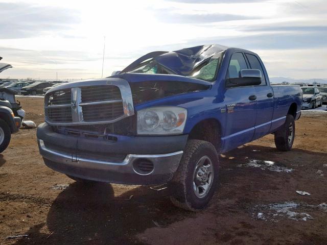3D7KS28D58G181969 - 2008 DODGE RAM 2500 S Կապույտ լուսանկար 2