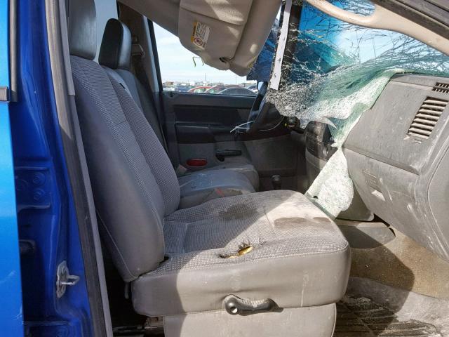 3D7KS28D58G181969 - 2008 DODGE RAM 2500 S Կապույտ լուսանկար 5