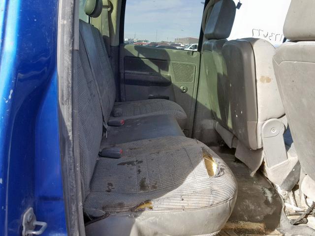 3D7KS28D58G181969 - 2008 DODGE RAM 2500 S Կապույտ լուսանկար 6