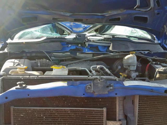 3D7KS28D58G181969 - 2008 DODGE RAM 2500 S Կապույտ լուսանկար 7