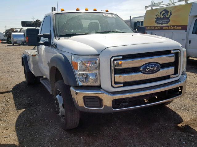 1FDUF4GT7FEB37273 - 2015 FORD F450 SUPER WHITE photo 1