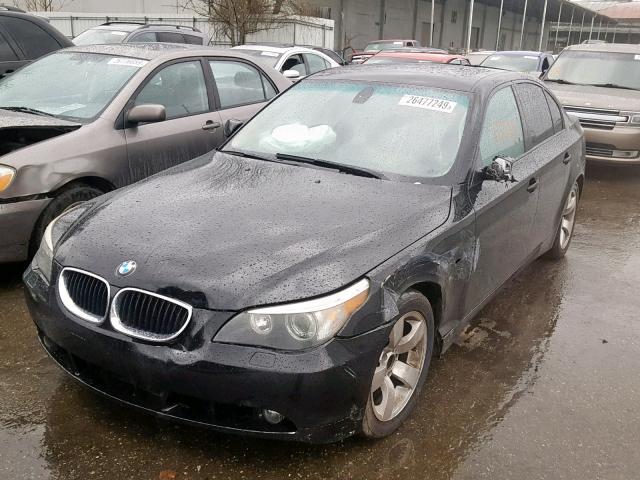 WBANA53564B847927 - 2004 BMW 525 I BLACK photo 2