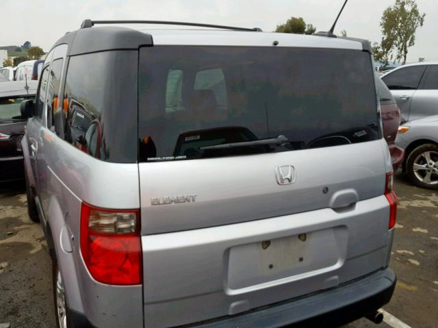 5J6YH28776L014522 - 2006 HONDA ELEMENT EX SILVER photo 3