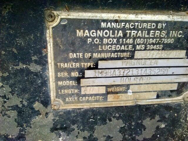 1M9BA372131435250 - 2003 UTILITY TRAILER Qara foto 10