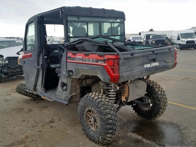 4XARSU993K8545969 - 2019 POLARIS RANGER CRE RED photo 3