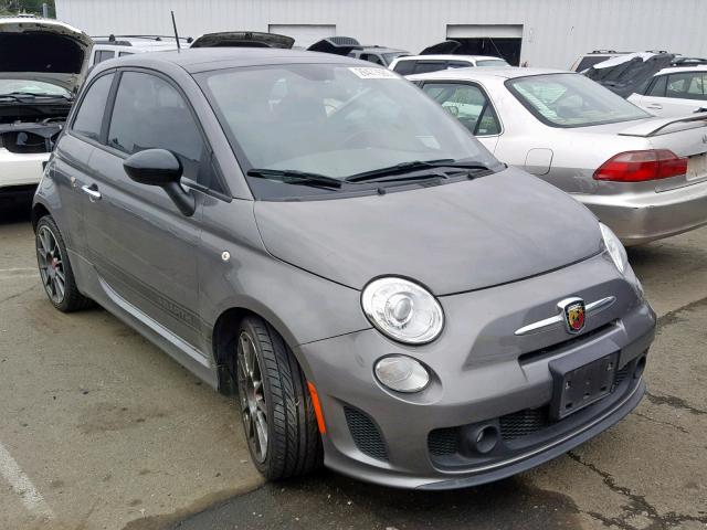 3C3CFFFH3DT574598 - 2013 FIAT 500 ABARTH GRAY photo 1