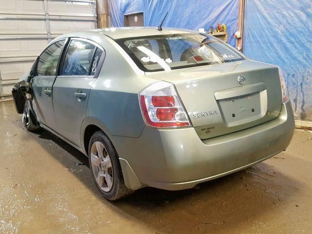 3N1AB61E08L754450 - 2008 NISSAN SENTRA 2.0 GREEN photo 3