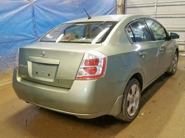 3N1AB61E08L754450 - 2008 NISSAN SENTRA 2.0 GREEN photo 4