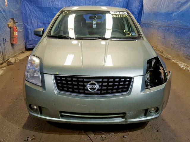 3N1AB61E08L754450 - 2008 NISSAN SENTRA 2.0 GREEN photo 9