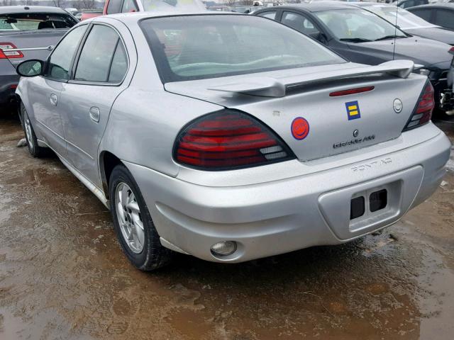 1G2NE52F44M564646 - 2004 PONTIAC GRAND AM S SILVER photo 3