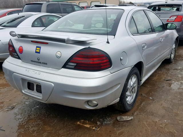 1G2NE52F44M564646 - 2004 PONTIAC GRAND AM S SILVER photo 4