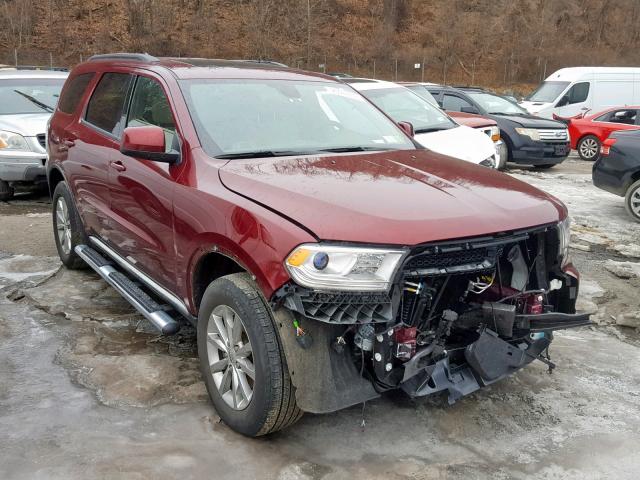 1C4RDJAG4HC918194 - 2017 DODGE DURANGO SX MAROON photo 1