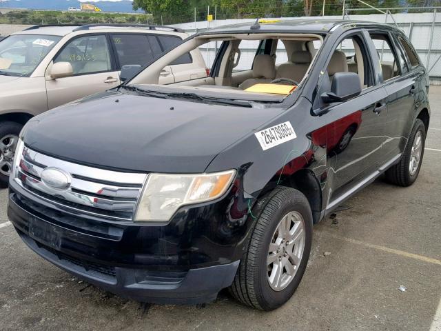 2FMDK36C87BB56659 - 2007 FORD EDGE SE BLACK photo 2