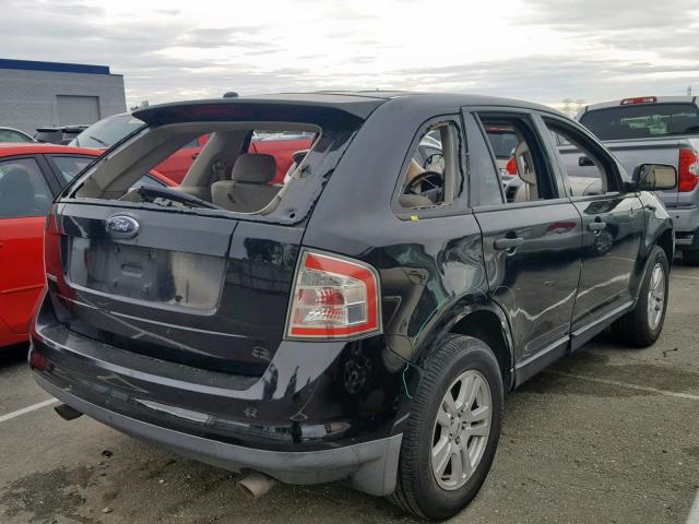 2FMDK36C87BB56659 - 2007 FORD EDGE SE BLACK photo 4