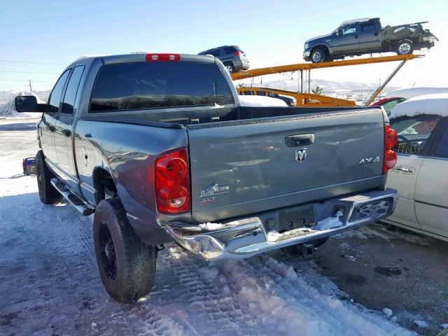 3D7KS28D58G158773 - 2008 DODGE RAM 2500 S GRAY photo 3