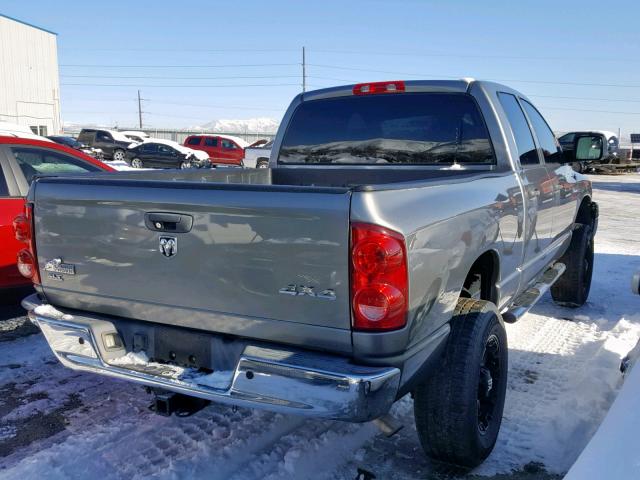 3D7KS28D58G158773 - 2008 DODGE RAM 2500 S GRAY photo 4