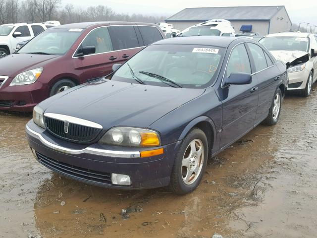 1LNHM87A9YY923042 - 2000 LINCOLN LS BLUE photo 2