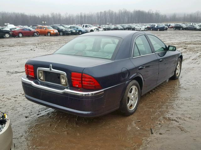 1LNHM87A9YY923042 - 2000 LINCOLN LS BLUE photo 4