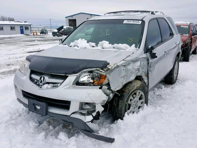 2HNYD18876H512859 - 2006 ACURA MDX TOURIN SILVER photo 2