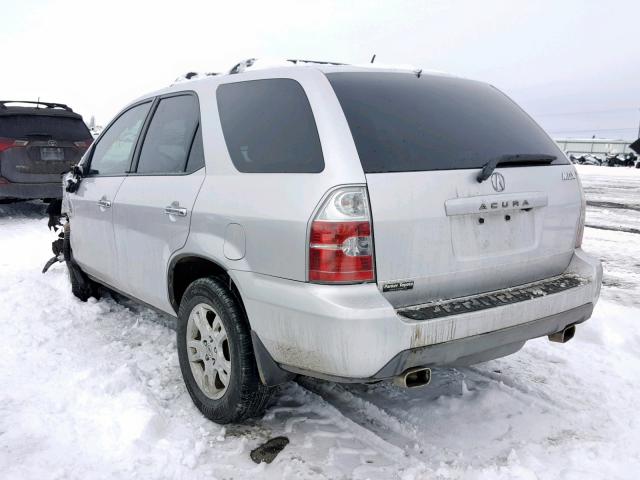 2HNYD18876H512859 - 2006 ACURA MDX TOURIN SILVER photo 3