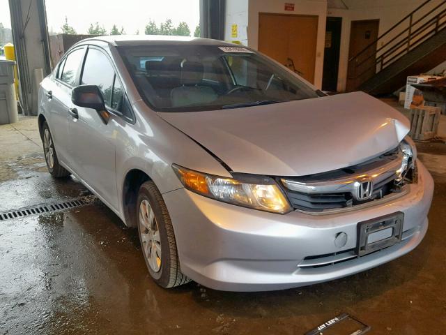 2HGFB2F22CH515706 - 2012 HONDA CIVIC DX SILVER photo 1