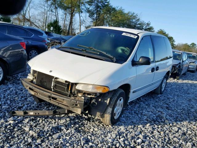 2B4GP2536YR807050 - 2000 DODGE CARAVAN WHITE photo 2