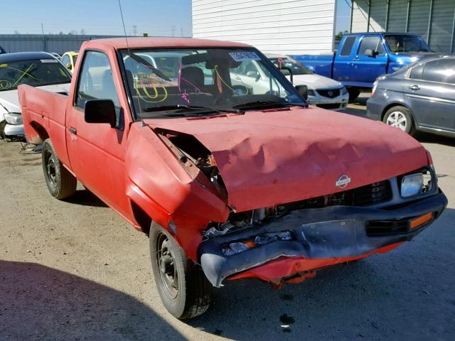 1N6SD11S9PC378519 - 1993 NISSAN TRUCK SHOR RED photo 1