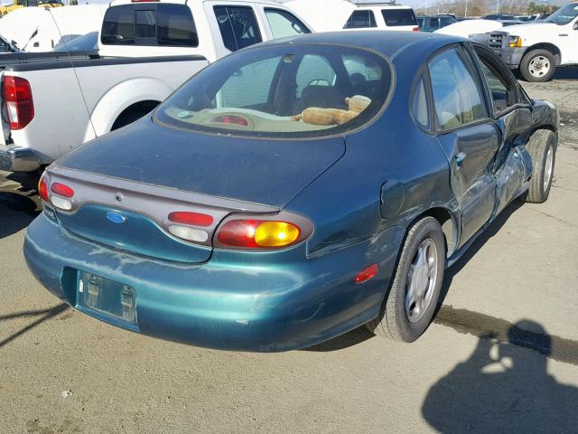 1FALP52U3VG145334 - 1997 FORD TAURUS GL GREEN photo 4