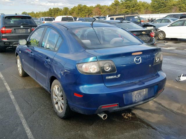 JM1BK324671718399 - 2007 MAZDA 3 S BLUE photo 3