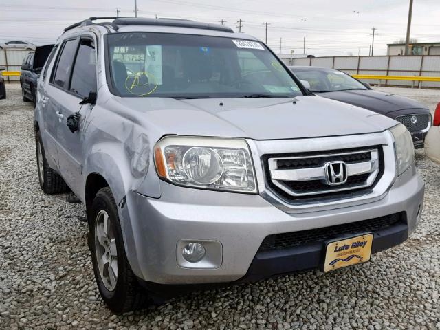 5FNYF3H71BB055615 - 2011 HONDA PILOT EXLN SILVER photo 1