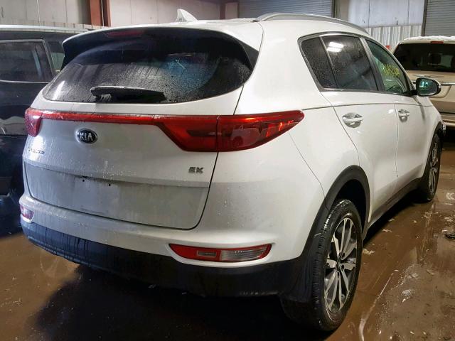 KNDPN3AC3J7402131 - 2018 KIA SPORTAGE E WHITE photo 4