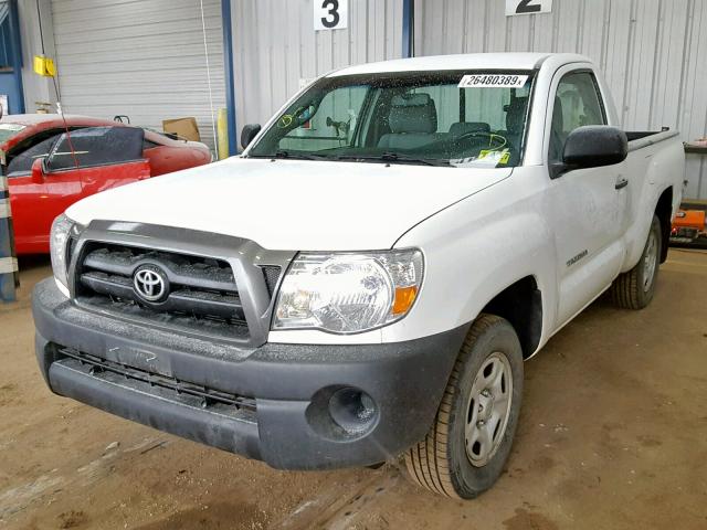 5TENX22N27Z433030 - 2007 TOYOTA TACOMA WHITE photo 2