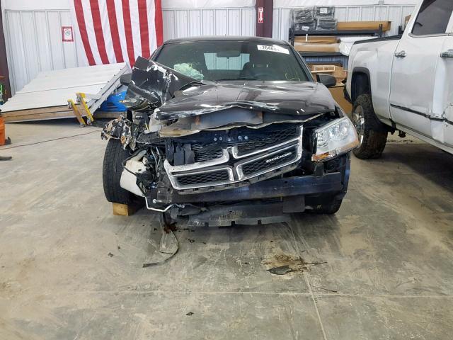 1B3BD4FB7BN608778 - 2011 DODGE AVENGER EX BLACK photo 9