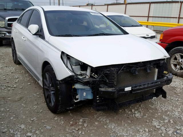 5NPE34AF9FH082796 - 2015 HYUNDAI SONATA SPO WHITE photo 1