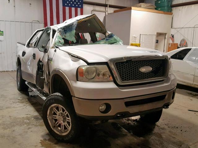 1FTPW14546FB00441 - 2006 FORD F150 SUPER WHITE photo 1