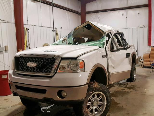 1FTPW14546FB00441 - 2006 FORD F150 SUPER WHITE photo 2