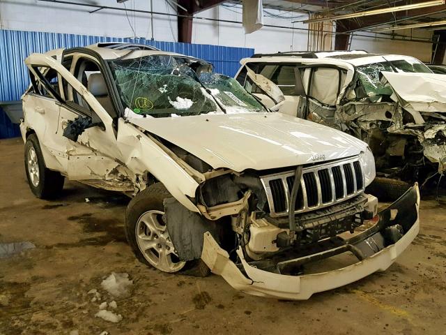 1J4HR58285C606450 - 2005 JEEP GRAND CHER WHITE photo 1