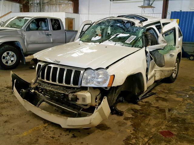 1J4HR58285C606450 - 2005 JEEP GRAND CHER WHITE photo 2