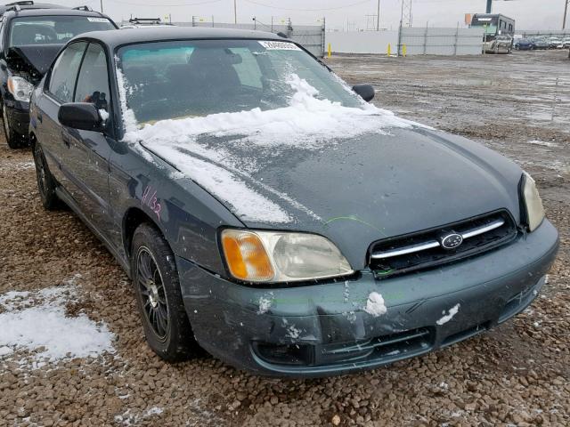 4S3BE635727204616 - 2002 SUBARU LEGACY L GREEN photo 1