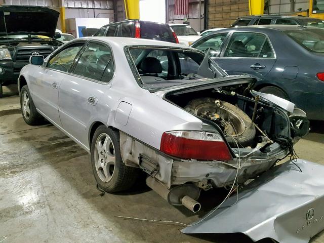 19UUA56653A060864 - 2003 ACURA 3.2TL SILVER photo 3