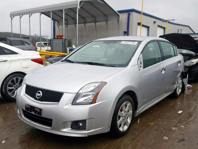 3N1AB6AP0CL624078 - 2012 NISSAN SENTRA 2.0 SILVER photo 2