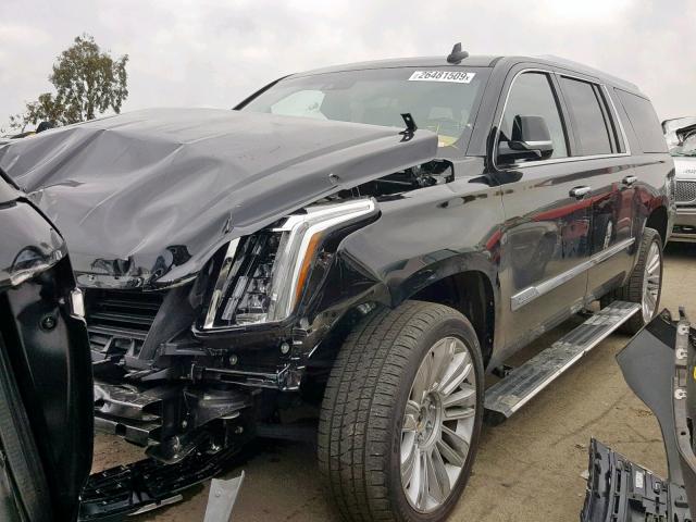 1GYS4KKJ3JR210906 - 2018 CADILLAC ESCALADE E BLACK photo 2