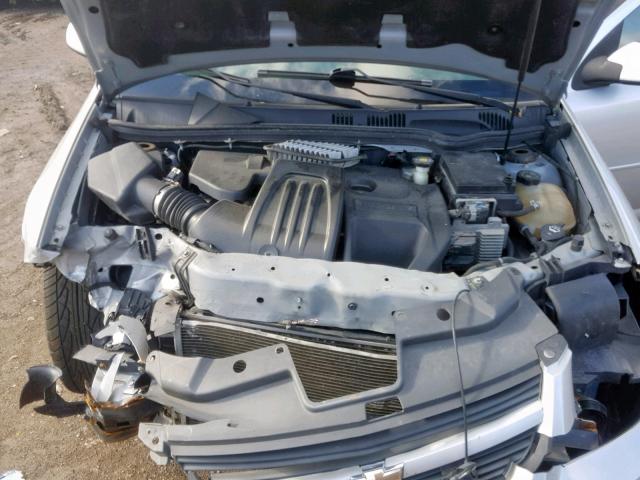 1G1AF5F55A7154675 - 2010 CHEVROLET COBALT 2LT SILVER photo 7