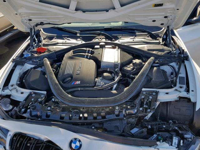 WBS8M9C50J5J78488 - 2018 BMW M3 WHITE photo 7