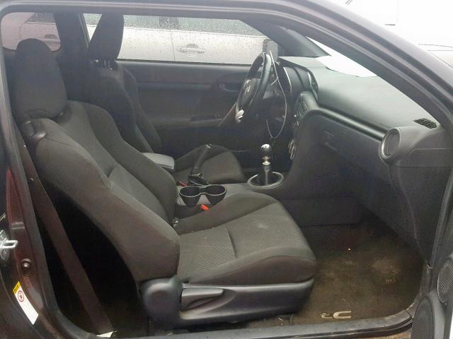 JTKJF5C79C3024088 - 2012 TOYOTA SCION TC ნაცრისფერი ფოტო 5