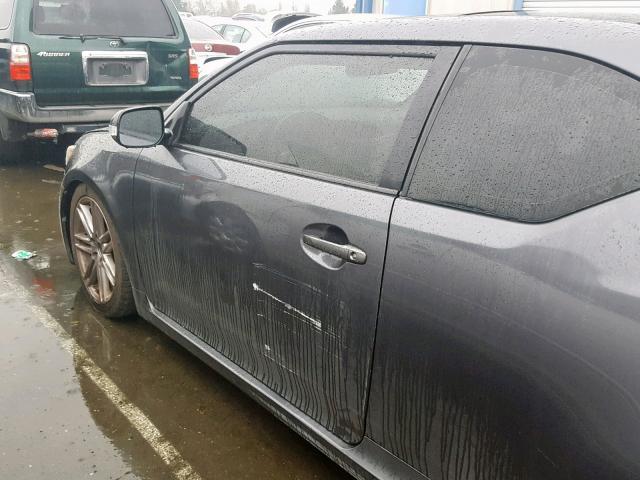 JTKJF5C79C3024088 - 2012 TOYOTA SCION TC ნაცრისფერი ფოტო 9