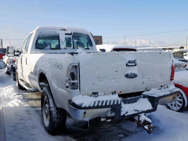 1FTWW31R08EB33010 - 2008 FORD F350 SRW S WHITE photo 3